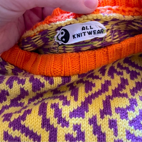 ‘Cheetoh’ cotton sweater from ALL Knitwear (small medium) - Picture 4 of 6